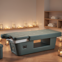 Lit de massage et de shampooing intelligent haut de gamme à température constante en PVC avec circulation d'eau, nettoyage des oreilles par vapeur