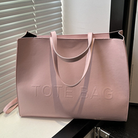 Sac fourre-tout portable grande capacité pour femme, personnalisé OEM/ODM, en cuir PU minimaliste, sac à bandoulière pour le quotidien et le travail, petit format