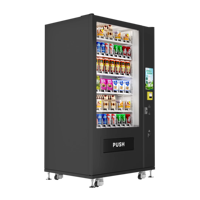 Distributeur automatique de collations et de boissons avec système de refroidissement pour bureau, école, usine