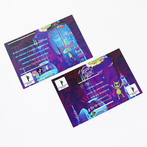 Échantillon <span class=keywords><strong>gratuit</strong></span> de haute qualité, cartes de visite de luxe imprimées en couleur, papier recyclable, carte de visite, carte de remerciement avec logo - Product Image 5