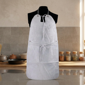 Bib <b>Apron</b> Non Woven Fabric Lightweight Simple Style Adjustable Waist <b>for</b> Daily <b>Cooking</b> Use - Product Image 3