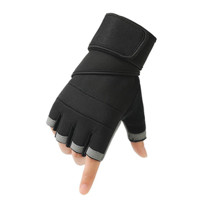 Coexistence Custom Logo Breathable Workout Gym Wholesale Leather Half Finger Fitness Protection <b>Weight</b> Lifting Training <b>Glove</b> - Product Image 6