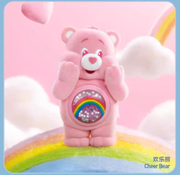 Original pour Pop Mart nouveau Design ours prudents coloré câlins série PVC peluche figurines mode bureau ornements poupée boîte mystère
