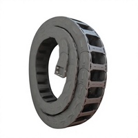 Chaîne porte-câbles économique en nylon de type pont 10 mm à réponse rapide, maillons de chaîne porte-câbles personnalisés, pièces de chaîne porte-câbles moulées par injection