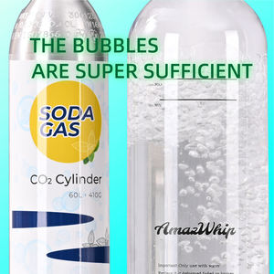 Prix usine 0.6L aluminium <span class=keywords><strong>CO2</strong></span> bouteille de gaz Tped certifié 425g 60L Soda eau bouteille de gaz pour Soda Maker - Product Image 5