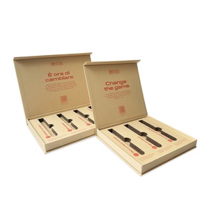 Caja de Regalo de Cartón Marrón de Lujo, Caja Rígida de Papel con Imán e Inserto - Product Image 4