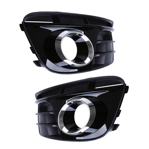 Fog Light Bezel For Audi Q5 2013-2016 Front Bumper Lower Grille Glossy Black <b>ABS</b> Left Right 8R0807681M - Product Image 4