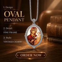 Collier pendentif en acier inoxydable TIMEMUSE, Vierge Marie, nacre, médaille religieuse en argent, bijoux personnalisés