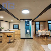Casas Contenedor de 20 Pies, Casa Contenedor de 2 Pisos, Casa Adaptada para Invierno, Casas Prefabricadas de 2 Habitaciones
