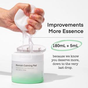 Almohadilla de tóner tónico exfoliante concentrado de niacinamida PHA LHA, vitamina C orgánica, blanqueamiento, almohadilla de tóner verde Centella Re-leaf - Product Image 3