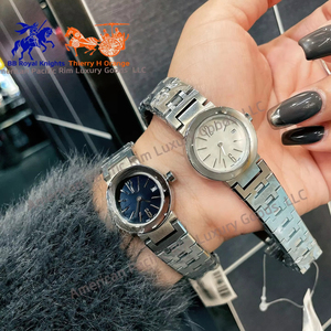 Montre de luxe pour homme en acier inoxydable ultra-fine de 38 mm avec logo personnalisé BVGRI, haute qualité, étanche, quartz, OEM - Product Image 1