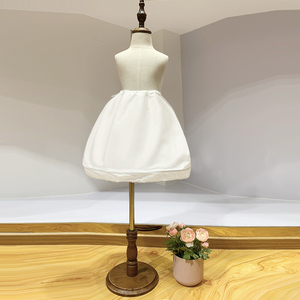 <span class=keywords><strong>Jupon</strong></span> de mariage pour filles MQATZ, <span class=keywords><strong>blanc</strong></span>, 3 cerceaux, crinoline avec technique de volants - Product Image 6