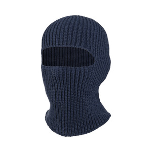 Cycling Face Mask Windproof Knitted Headgear Unisex Sports Warm Winter Hat Navy Blue - Product Image 1