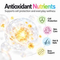 Comprimés multivitaminés OEM ODM avec vitamines A, C, D, E et minéraux, nutrition quotidienne, antioxydant, complément alimentaire, marque privée B2B