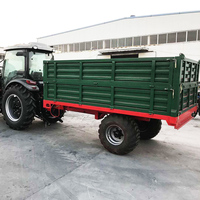 Venta caliente Mejor condición Granja Remolque Freno hidráulico Tractor Remolque para industrias agrícolas