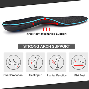 Sol dalam sepatu ortotik kustom masukkan kaki datar lengkungan tinggi cetak Sol dalam ortotik produsen Sol dalam ortopedi - Product Image 4