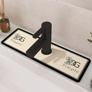Tapete Simple G para Grifo Estilo Francés, Rectangular, Antideslizante, para Fregadero de Cocina, de Fibra de Poliéster 80% - Product Image 1