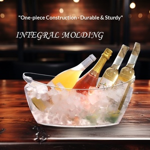 Nuevo Cubo de Hielo de Plástico de 5L, Sostenible y Duradero, con Asa, Diseño Moderno y Minimalista, para el Hogar, Bar o Bebidas - Product Image 3