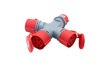 Prise industrielle haut de gamme HFE 3 voies 16A 3/4/5P Multi Cee étanche IP44 415V