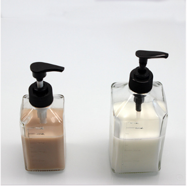 Лидер продаж, квадратный диспенсер для мыла и шампуня, стеклянные бутылки для пены 250 мл, 500 мл