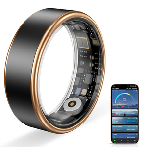 خاتم Hyperliving الذكي بتصميم عصري جديد OEM، أداة صحية يتم التحكم فيها عبر التطبيق لمراقبة أكسجين الدم ومعدل ضربات القلب وتتبع النوم بمعيار مقاومة الماء IP68 - Product Image 1