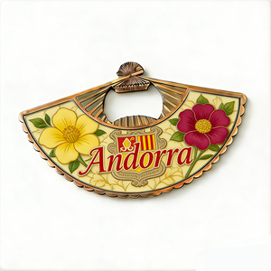 Vente en gros d'aimants de réfrigérateur en métal personnalisés, souvenirs touristiques d'Andorre, cadeaux décoratifs - Product Image 4