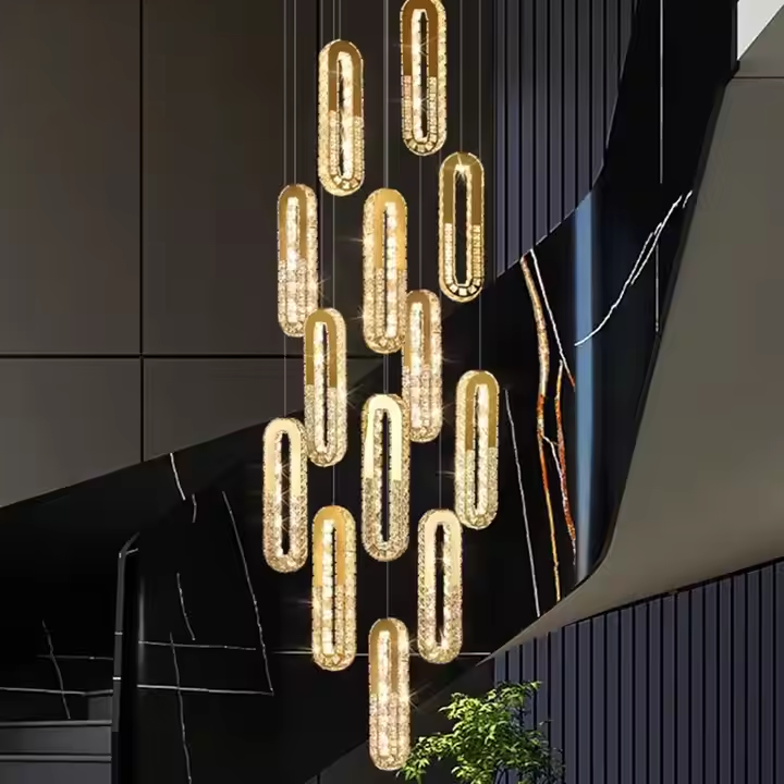 Contemporary Villa Hotel Lobby Pendant Light - 现代别墅酒店大堂吊灯产品详情