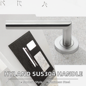 Poignée de porte à mortaise en acier inoxydable SUS304, levier tubulaire moderne, quincaillerie de porte intérieure, produits RTS - Product Image 2