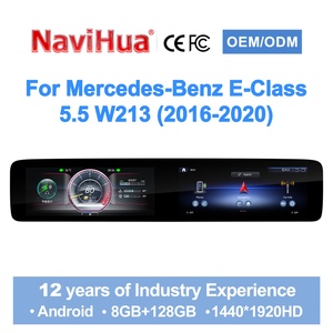 Navihua for Mercedes-Benz E-Class W213 2016-2020 Car Upgrade Dual Screen Android Multimedia Carplay <b>Auto</b> Stereo GPS DSP Player - Product Image 1