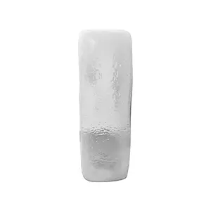Bloques de hielo de resina transparente para tienda, cubo de hielo de resina artificial personalizado para decoración de ventana