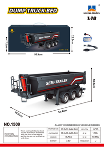 HUINA 1501 pour SCANIA <span class=keywords><strong>Camion</strong></span> Télécommandé en Alliage <span class=keywords><strong>1</strong></span>/18, <span class=keywords><strong>Remorque</strong></span> Sous Licence 770S, Voiture <span class=keywords><strong>RC</strong></span> 2.4G Juguetes, Chargeur Inclus - Product Image 6