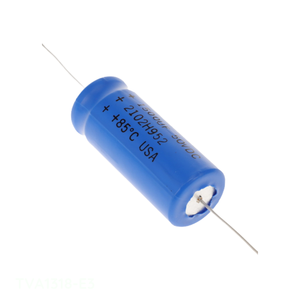 Distribuidor Autorizado de Condensadores CAP ALUM 1500UF 50V AXIAL TH 1500 uF de Orificio Pasante TVA1318-E3 - Product Image 1