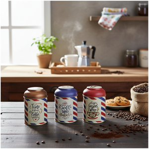 ชุดกระป๋องโลหะขนาด90x100มม. (ชุด3ชิ้น) พร้อมฝาโดมดีไซน์เสา - Product Image 3