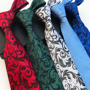 Fashion 8cm Silk Men's Floral <strong>Tie</strong> Blue <strong>Green</strong> Black Gold Color Necktie Business <strong>Wedding</strong> Party Formal Neck <strong>Ties</strong> - Product Image 1