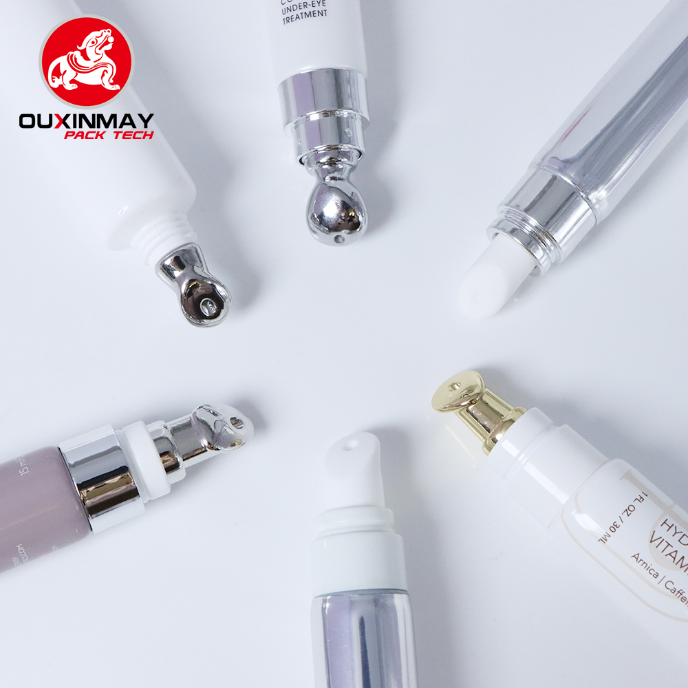 eye cream tube ball shape cap