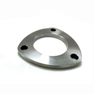 Tubo de Escape Automotriz de Acero Inoxidable Pulido a Espejo, 10mm de Grosor, Brida de Diamante de Dos Orificios, Modificación Universal - Product Image 1