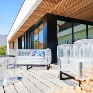 Comfort Transparent TPU Tarpaulin <b>Inflatable</b> Living Room Chair <b>Inflatable</b> <b>Sofa</b> for Outdoor Garden - Product Image 3