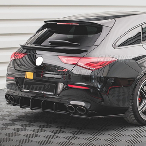 Difusor de Parachoques Trasero, Alerón Canard, ABS Negro Brillante para Mercedes-Benz Clase CLA C118 CLA35 CLA45 AMG 2021 2022 2023+ - Product Image 3