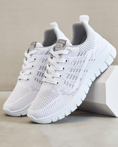 Zapatillas Deportivas Ligeras de Punto para Mujer, Antideslizantes, Cómodas para Caminar, Tenis, Trabajo Informal y Viajes - Product Image 1