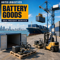 Service de logistique Alibaba, agent d'expédition maritime, agent d'expédition de batteries au lithium, expédition DDP à guichet unique de Chine vers les États-Unis, Amazon FBA
