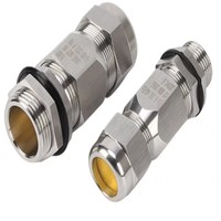 Presse-étoupe Hawke antidéflagrante antidéflagrante pour câble blindé SS304 SS316L Taille des connecteurs de câble en laiton nickelé Atex M25