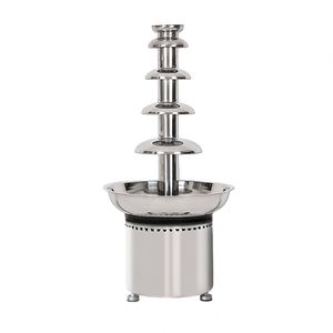 New 304 Stainless Steel 4/5/6/7 Tiers Event Use Chocolate Fountain Machine with 220V/110V Power and High Productivity - Product Image 1