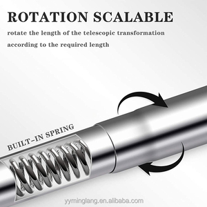 <span class=keywords><strong>Tringle</strong></span> de Douche Robuste en Acier Inoxydable <span class=keywords><strong>à</strong></span> Tension Réglable, <span class=keywords><strong>Tringle</strong></span> <span class=keywords><strong>à</strong></span> <span class=keywords><strong>Rideau</strong></span> Chromée Anti-Rouille <span class=keywords><strong>à</strong></span> Verrouillage par Torsion pour Fenêtre - Product Image 4