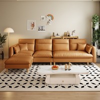 Conjunto de sofá de muebles de sala de estar barato, sofá de lujo moderno, sofás de cuero seccionales simples de lujo de 5 plazas para sala de estar y hogar