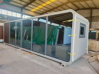 Casa Cápsula Apple Cabin Container Móvel Expansível de Montagem Rápida e Fácil com Banheiro para Sala de Estudo