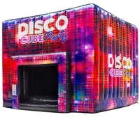 WINSUN personnalisé Disco Cube gonflable Bounce House Commercial Combo Location en plein air