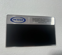 Plaque signalétique d'excavatrice en aluminium brossé, numéro de série/numéro VIN estampé, impression sérigraphique, forme personnalisée