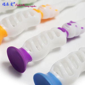 Fuleai Children's Toothbrush Soft Bristle 3-12 Years Manual Toothbrush With Suction Cup Design - Product Image 5