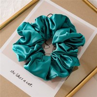 Usine directement personnalisée 100% 6A chouchous pour cheveux en soie avec logo, chouchou en satin de soie