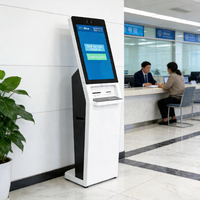 Kiosque interactif de check-in patient, terminal intelligent de gestion de file d'attente et de distribution de tickets